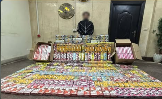 ضبط مليون قطعة ألعاب نارية بحوزة عاطل في القاهرة